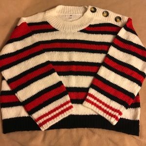 Bp. By Nordstroms Sweater -Red/White Stripes Sz. S